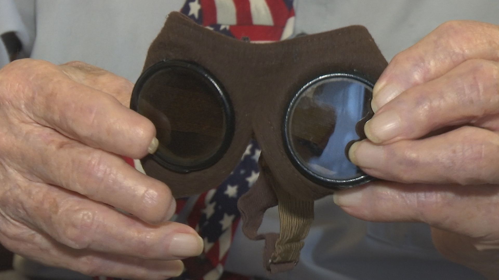 Roy Duncan German WWII goggles